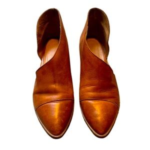 Free People Royale Flat Brown Booties size 8